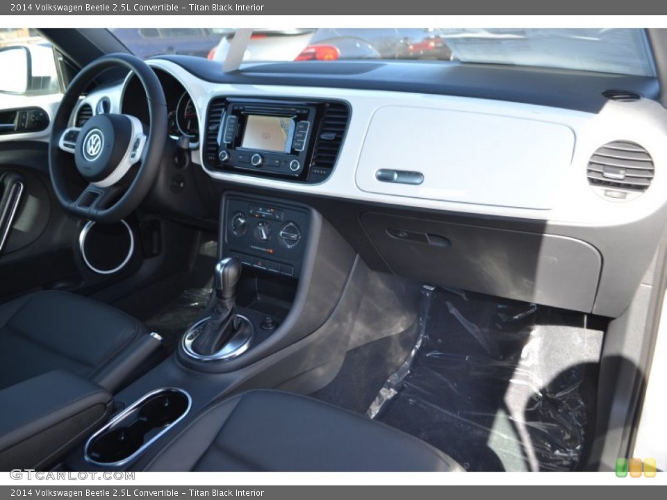 Titan Black Interior Dashboard for the 2014 Volkswagen Beetle 2.5L Convertible #91411973