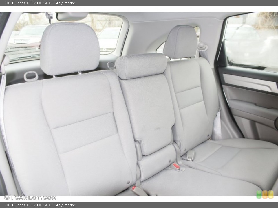 Gray Interior Rear Seat for the 2011 Honda CR-V LX 4WD #91414387
