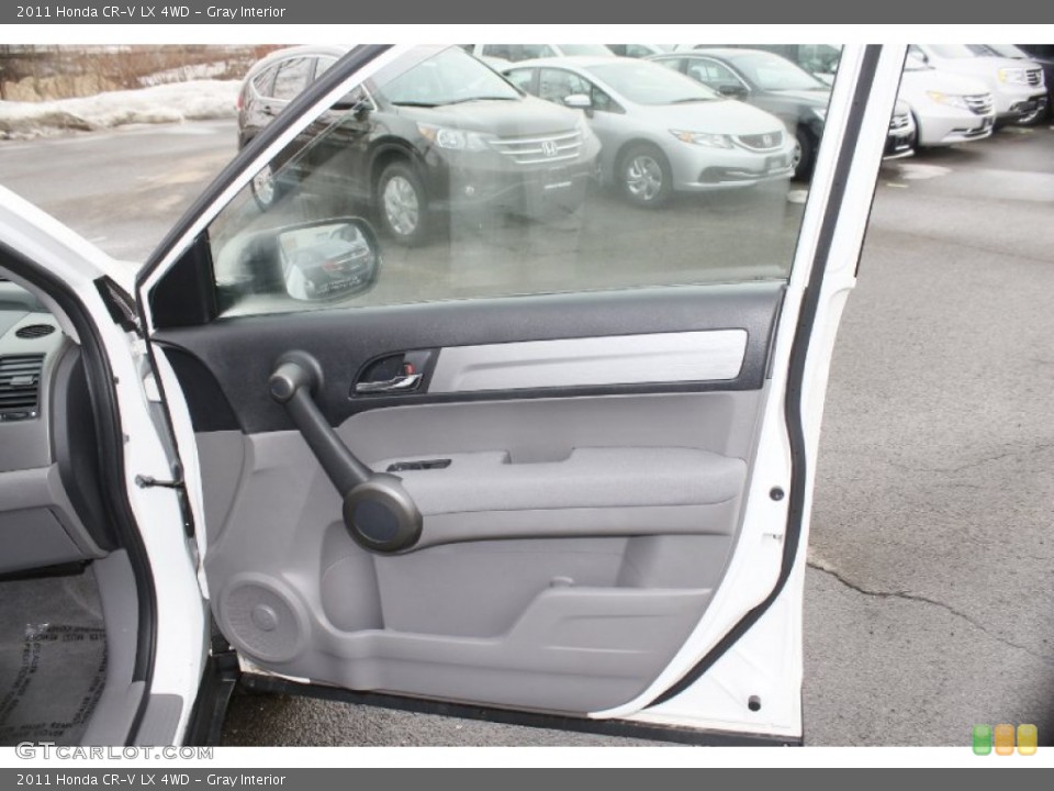 Gray Interior Door Panel for the 2011 Honda CR-V LX 4WD #91414418