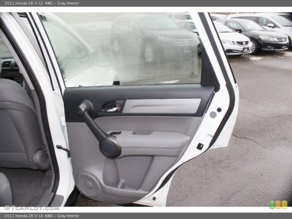 Gray Interior Door Panel for the 2011 Honda CR-V LX 4WD #91414442