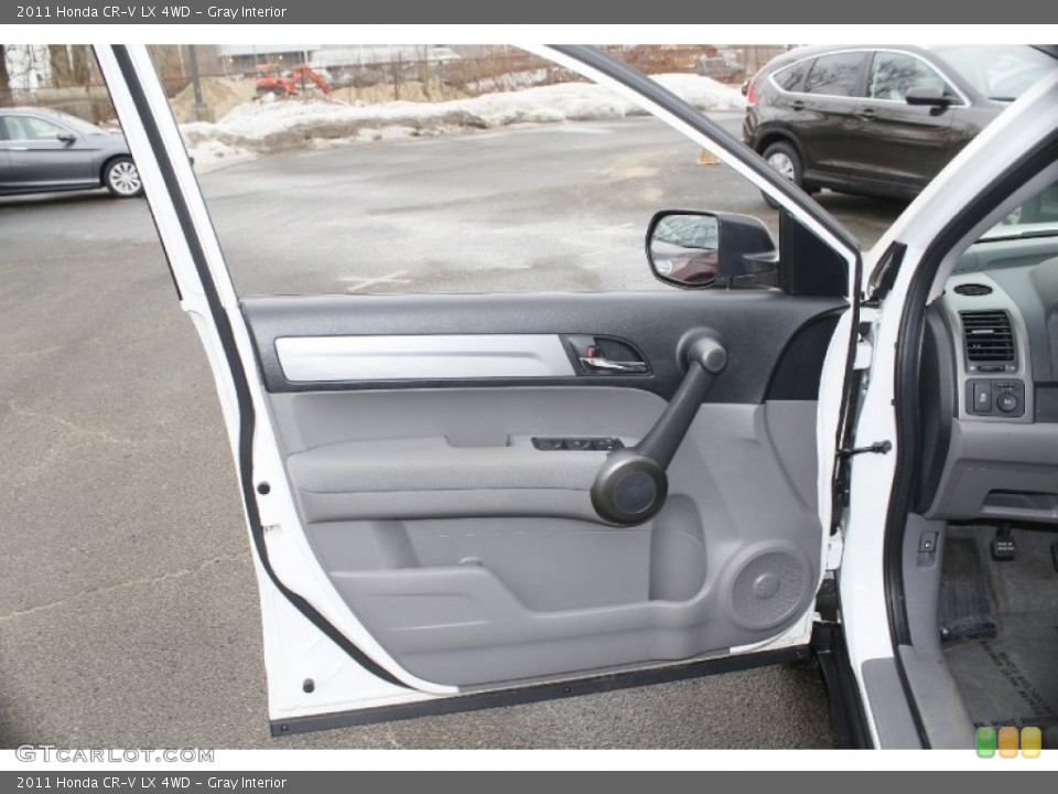 Gray Interior Door Panel for the 2011 Honda CR-V LX 4WD #91414469