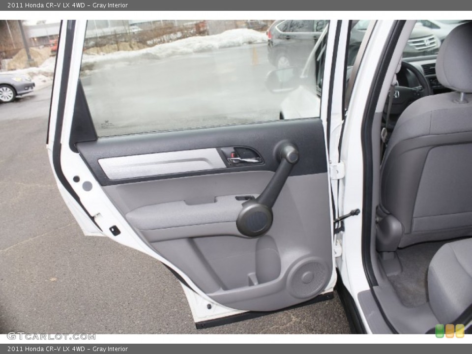 Gray Interior Door Panel for the 2011 Honda CR-V LX 4WD #91414490