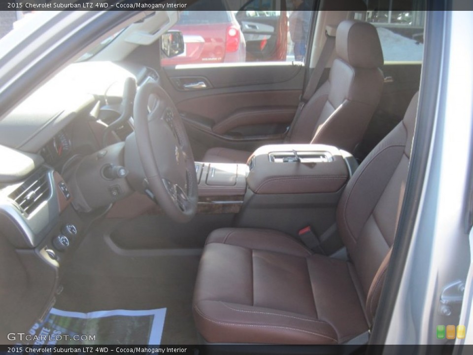 Cocoa/Mahogany Interior Front Seat for the 2015 Chevrolet Suburban LTZ 4WD #91417393