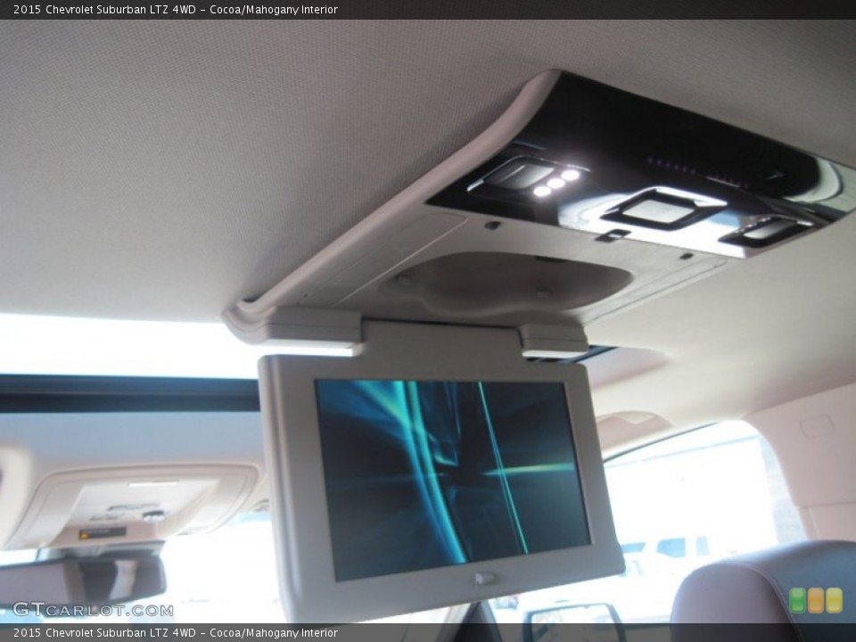 Cocoa/Mahogany Interior Entertainment System for the 2015 Chevrolet Suburban LTZ 4WD #91417460