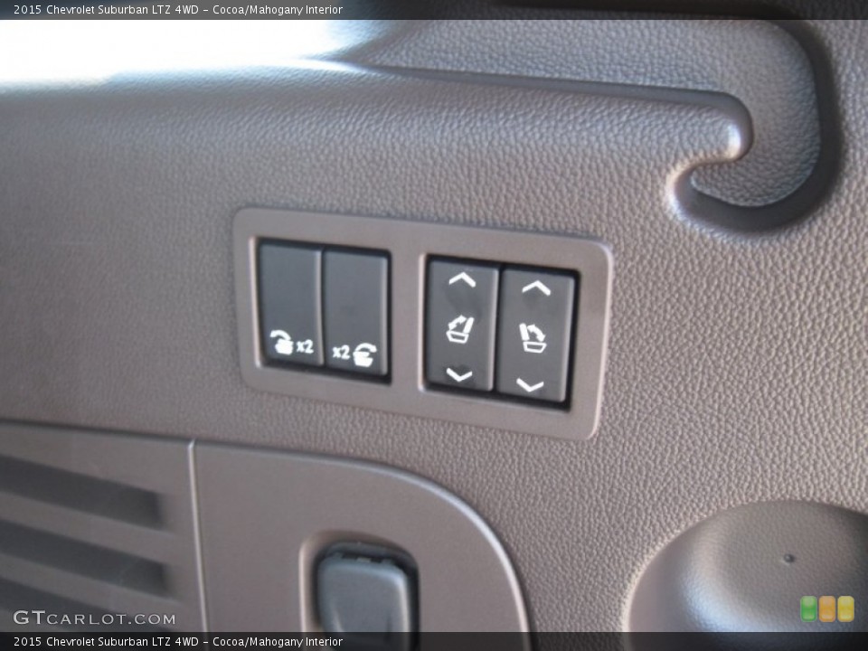 Cocoa/Mahogany Interior Controls for the 2015 Chevrolet Suburban LTZ 4WD #91417553