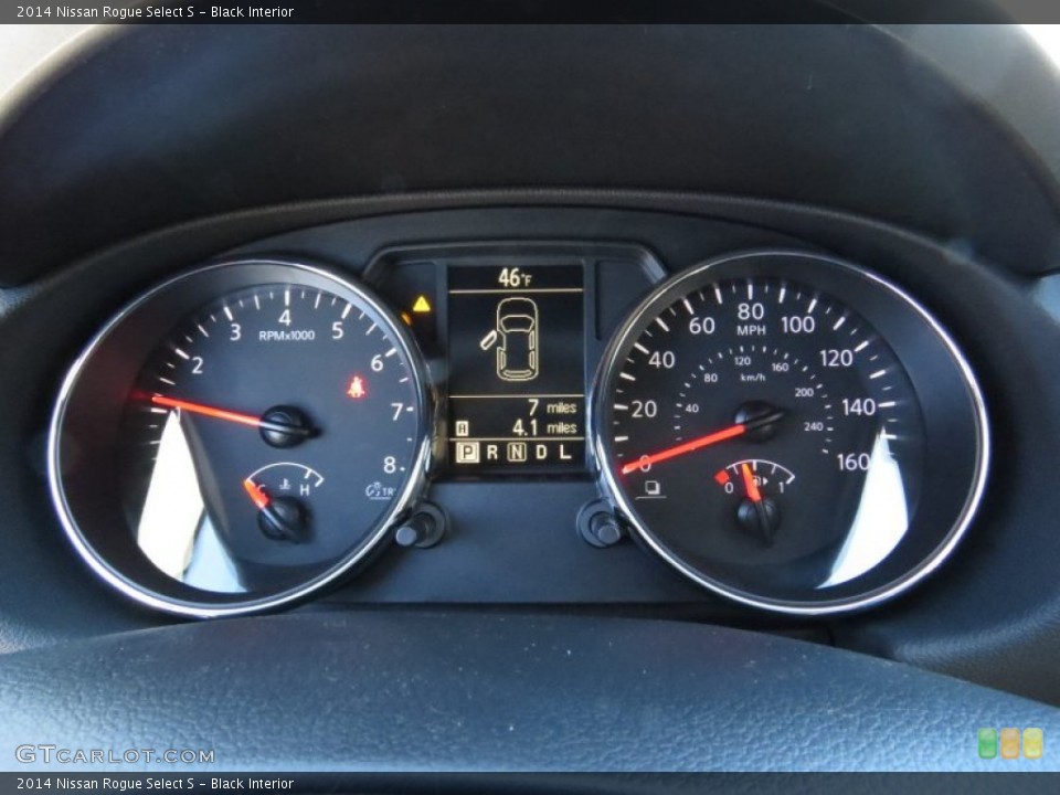 Black Interior Gauges for the 2014 Nissan Rogue Select S #91419398