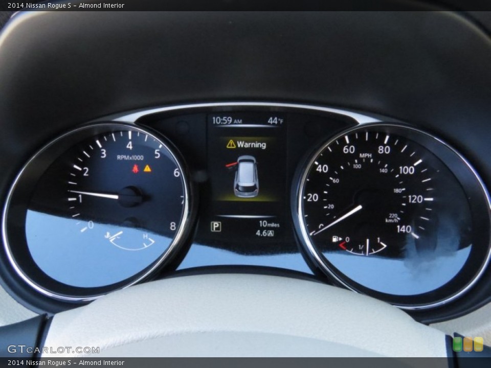 Almond Interior Gauges for the 2014 Nissan Rogue S #91419782