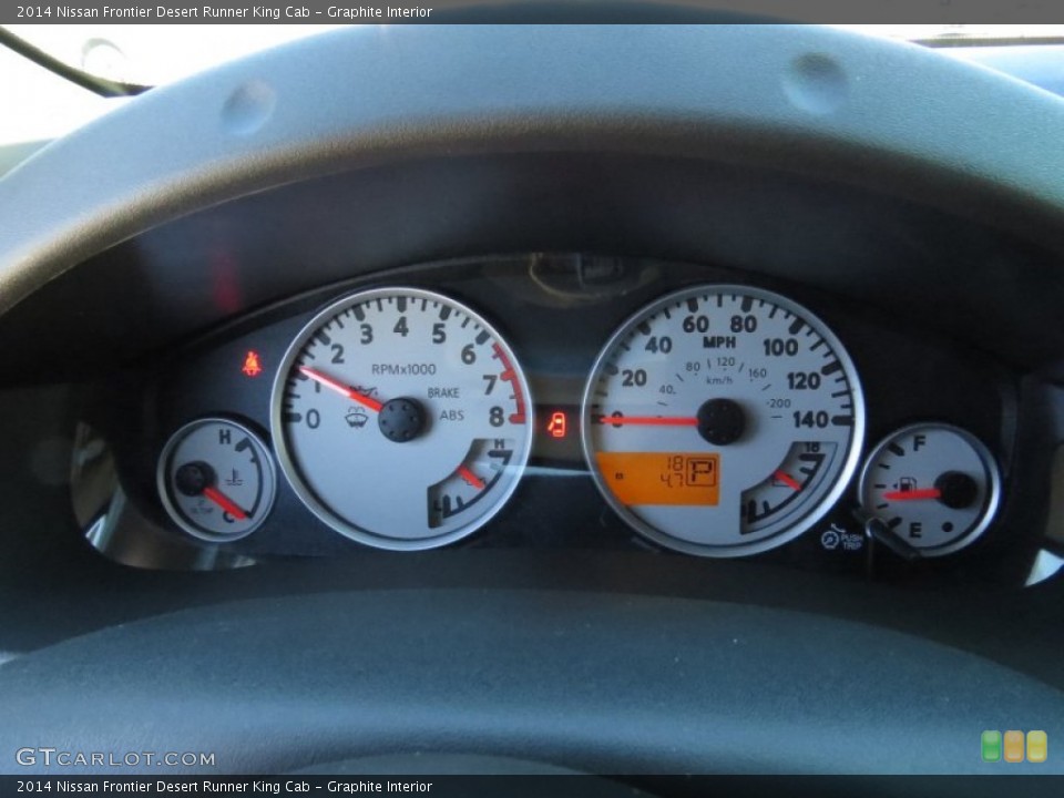 Graphite Interior Gauges for the 2014 Nissan Frontier Desert Runner King Cab #91424951