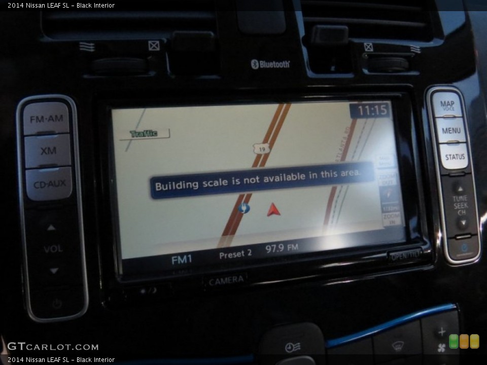 Black Interior Navigation for the 2014 Nissan LEAF SL #91427453