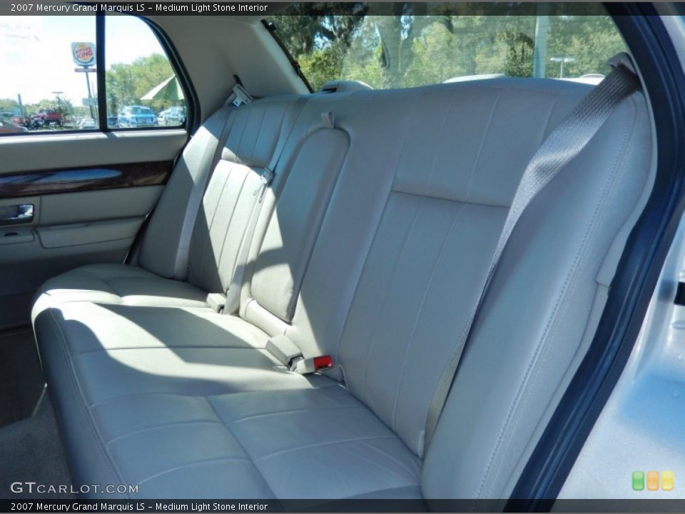 Medium Light Stone Interior Rear Seat for the 2007 Mercury Grand Marquis LS #91428074