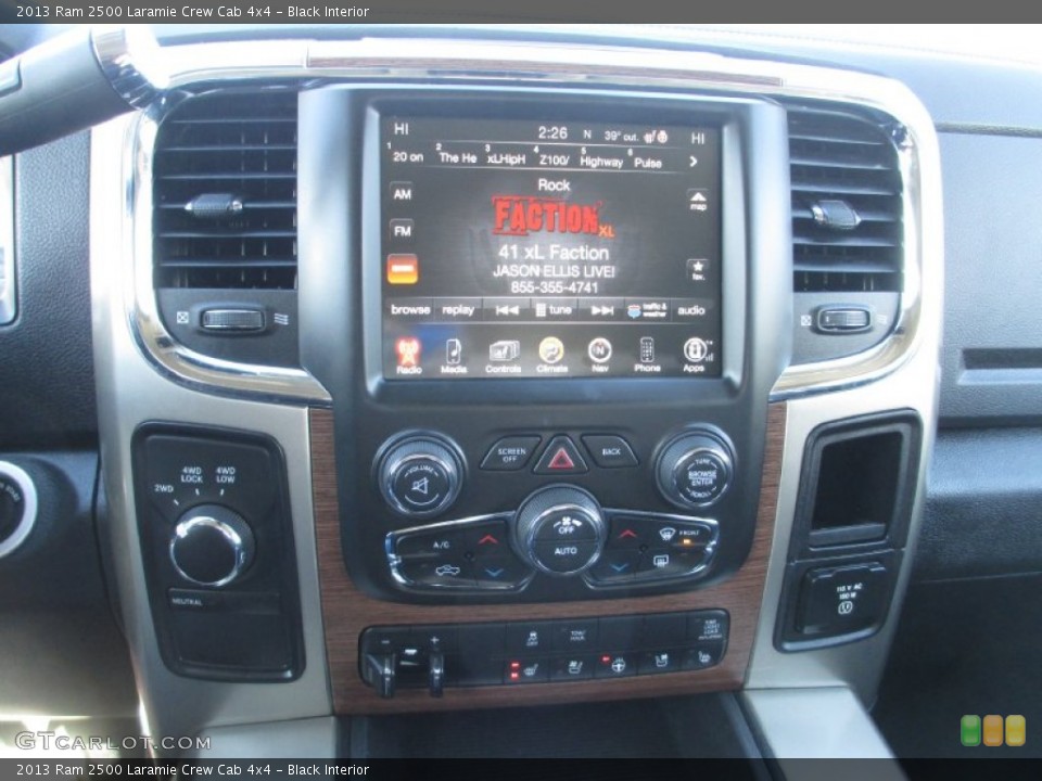 Black Interior Controls for the 2013 Ram 2500 Laramie Crew Cab 4x4 #91428311