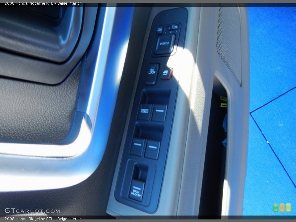Beige Interior Controls for the 2008 Honda Ridgeline RTL #91428710