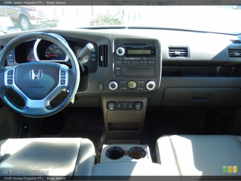 Beige Interior Dashboard for the 2008 Honda Ridgeline RTL #91428848