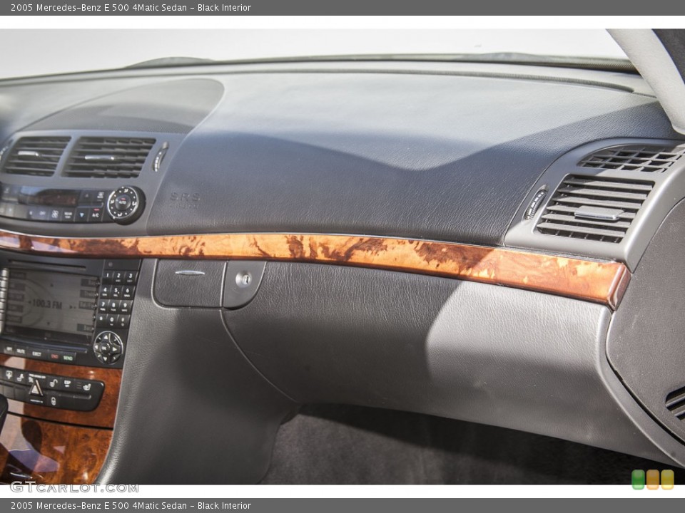 Black Interior Dashboard for the 2005 Mercedes-Benz E 500 4Matic Sedan #91435283