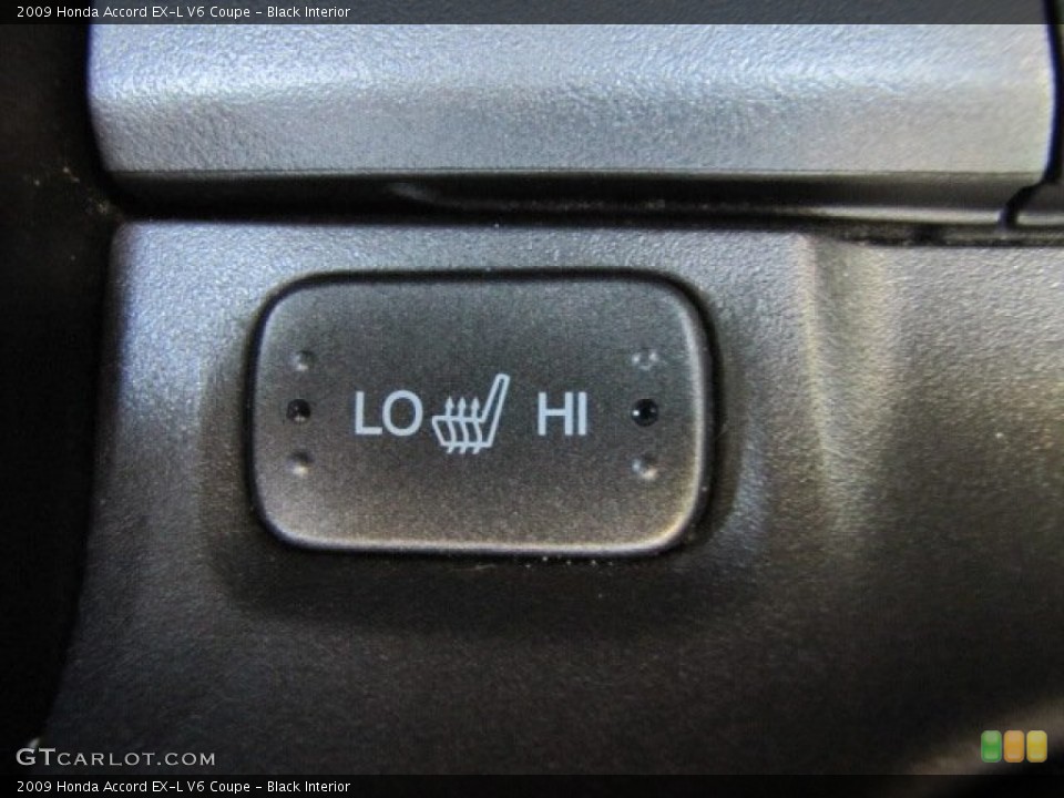 Black Interior Controls for the 2009 Honda Accord EX-L V6 Coupe #91437035