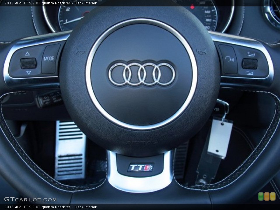 Black Interior Steering Wheel for the 2013 Audi TT S 2.0T quattro Roadster #91438322