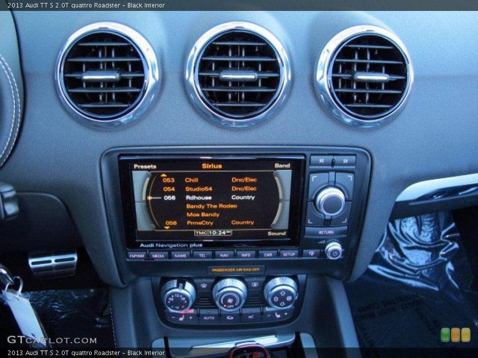 Black Interior Controls for the 2013 Audi TT S 2.0T quattro Roadster #91438376