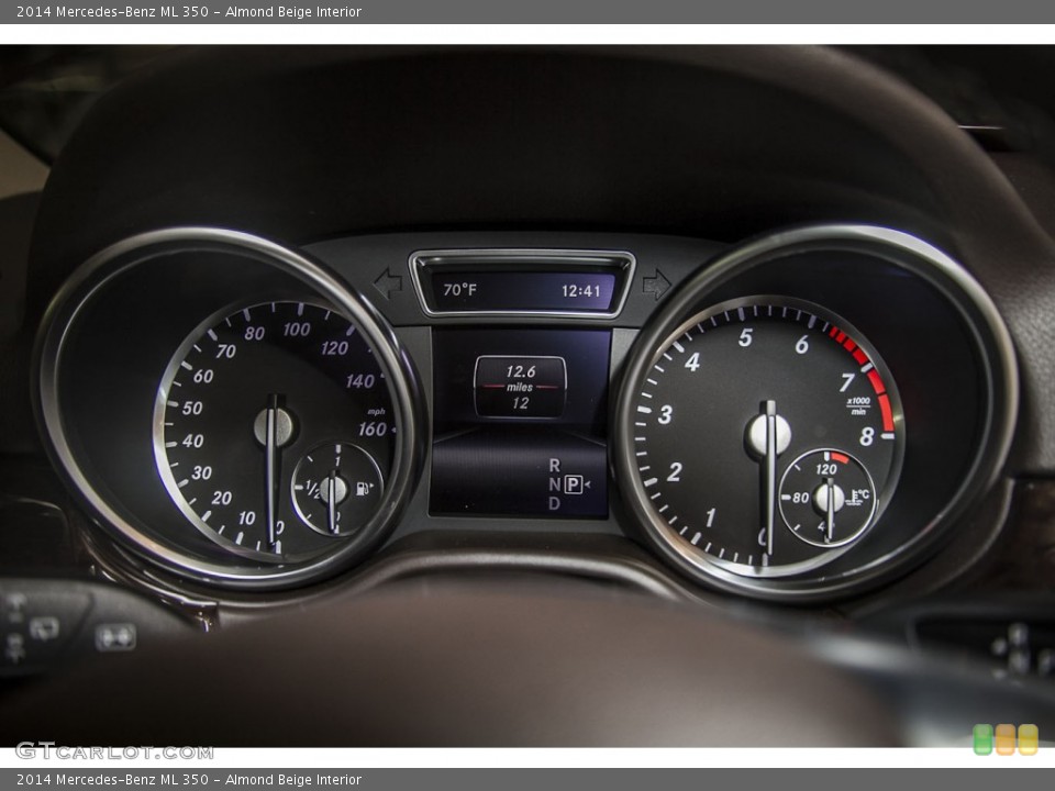 Almond Beige Interior Gauges for the 2014 Mercedes-Benz ML 350 #91442795