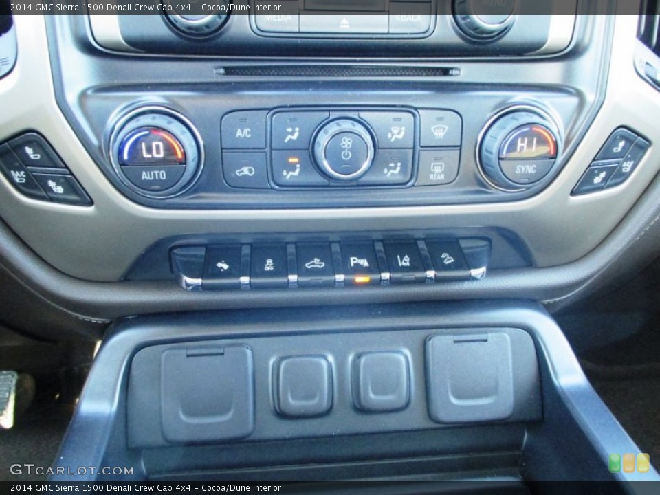 Cocoa/Dune Interior Controls for the 2014 GMC Sierra 1500 Denali Crew Cab 4x4 #91446851