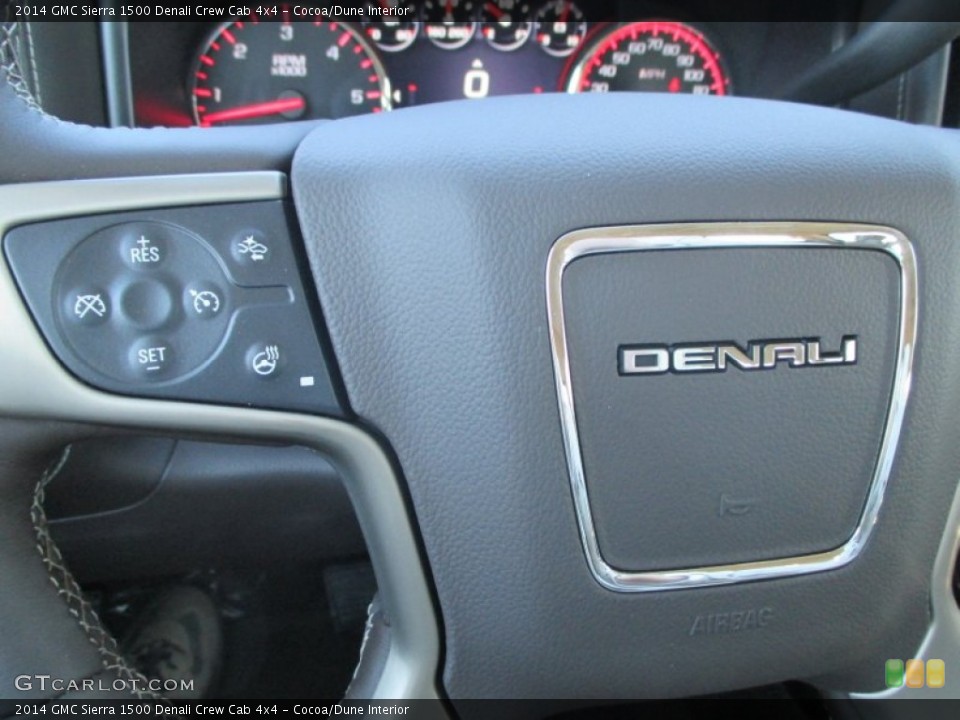 Cocoa/Dune Interior Controls for the 2014 GMC Sierra 1500 Denali Crew Cab 4x4 #91446929