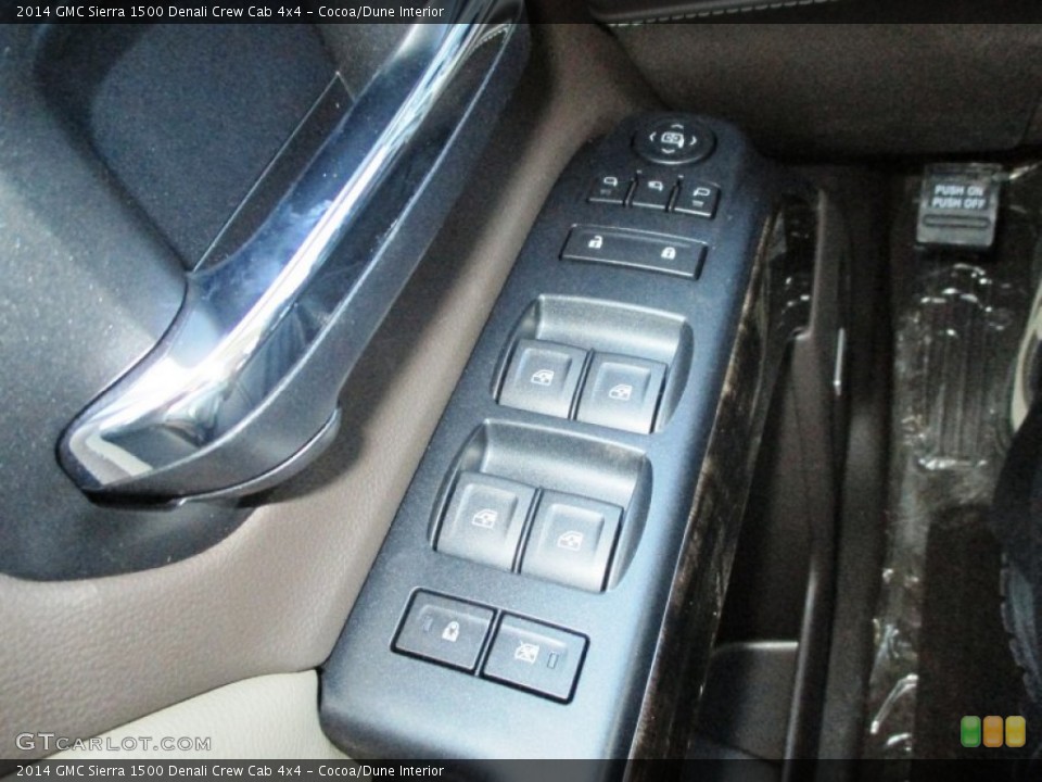 Cocoa/Dune Interior Controls for the 2014 GMC Sierra 1500 Denali Crew Cab 4x4 #91446965