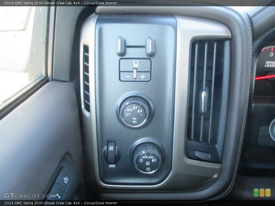 Cocoa/Dune Interior Controls for the 2014 GMC Sierra 1500 Denali Crew Cab 4x4 #91446983