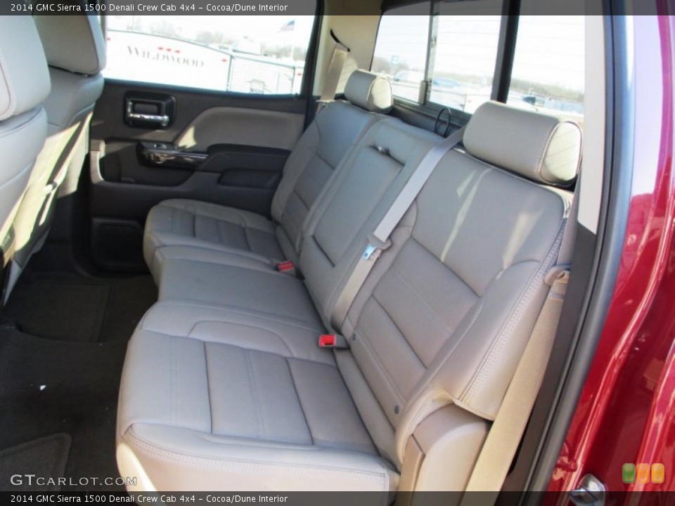 Cocoa/Dune Interior Rear Seat for the 2014 GMC Sierra 1500 Denali Crew Cab 4x4 #91447046