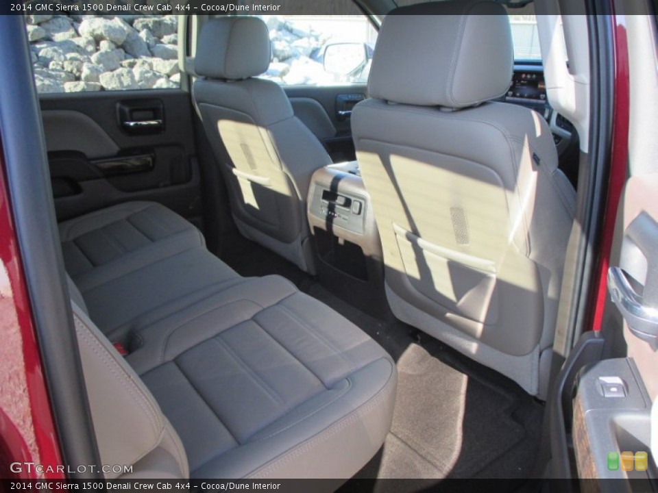 Cocoa/Dune Interior Rear Seat for the 2014 GMC Sierra 1500 Denali Crew Cab 4x4 #91447088