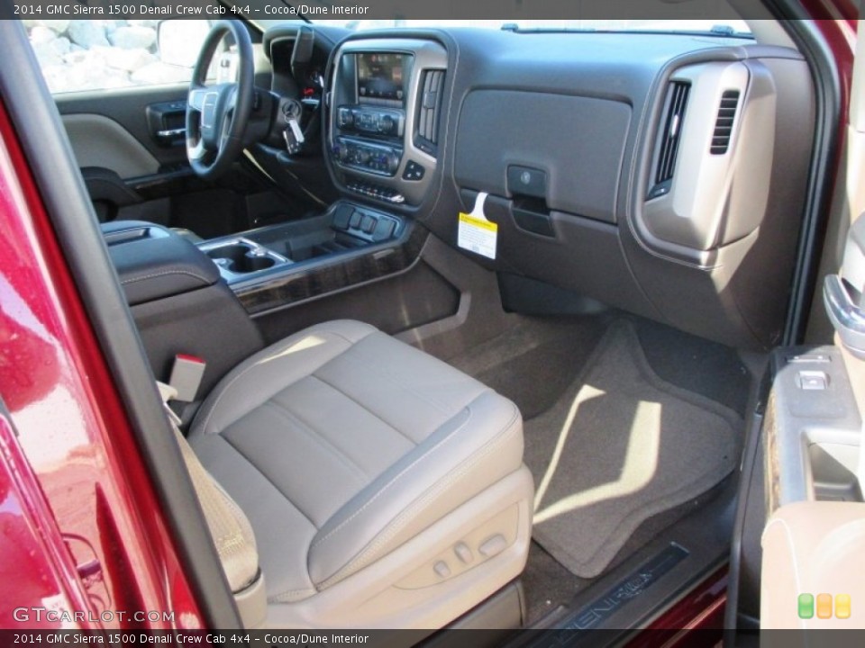 Cocoa/Dune Interior Front Seat for the 2014 GMC Sierra 1500 Denali Crew Cab 4x4 #91447097