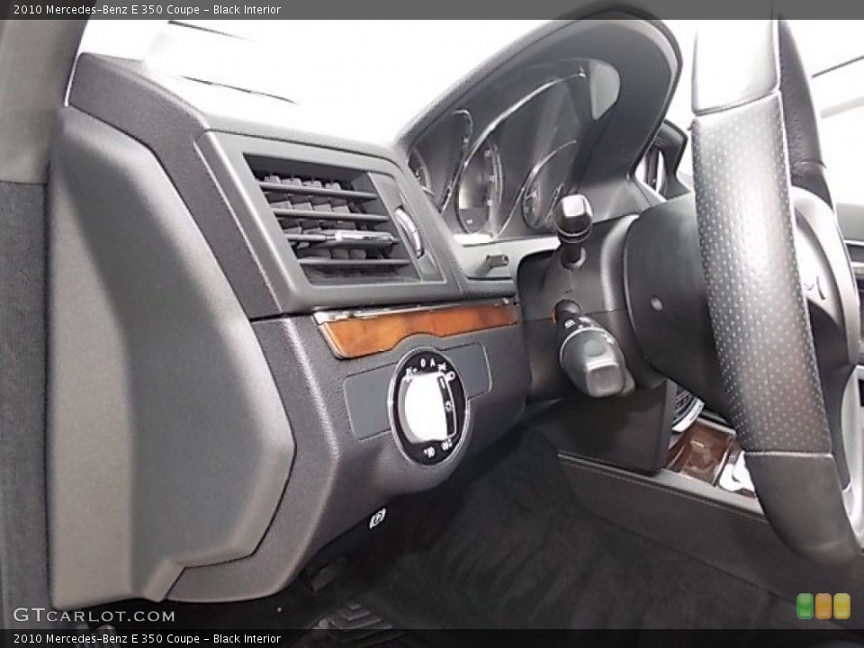 Black Interior Controls for the 2010 Mercedes-Benz E 350 Coupe #91463338