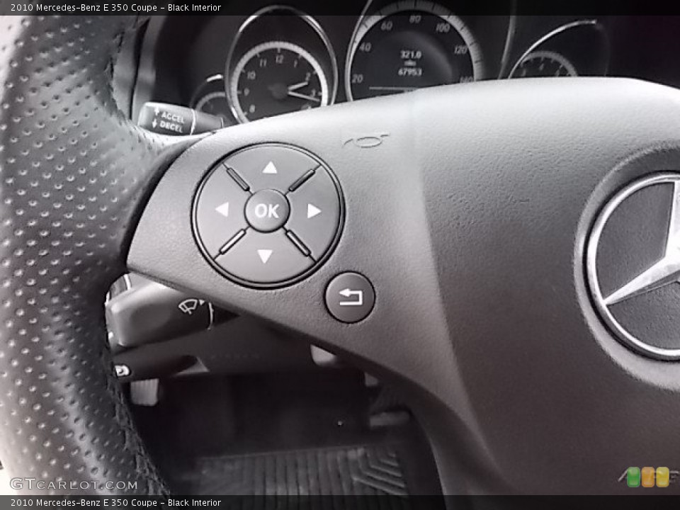 Black Interior Controls for the 2010 Mercedes-Benz E 350 Coupe #91463426