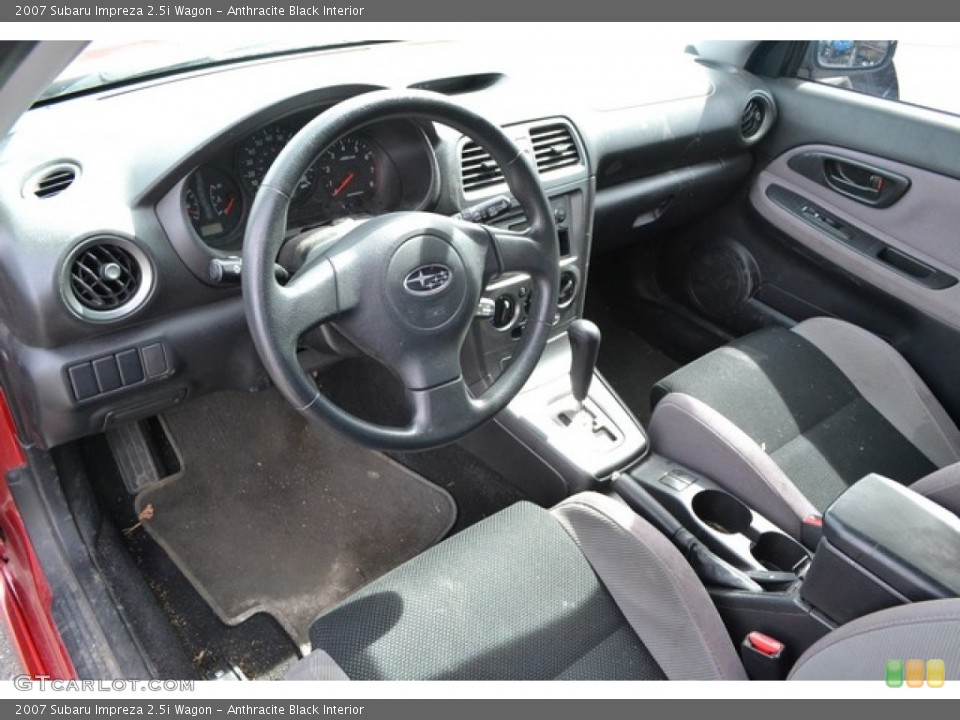 Anthracite Black Interior Photo for the 2007 Subaru Impreza 2.5i Wagon #91469351