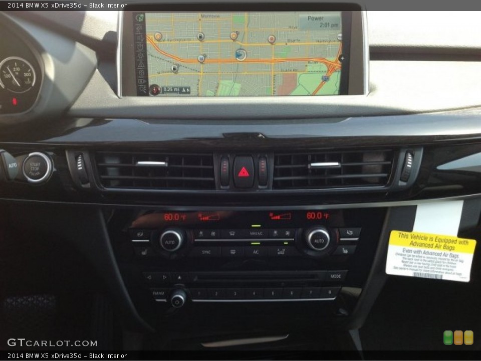 Black Interior Navigation for the 2014 BMW X5 xDrive35d #91469738