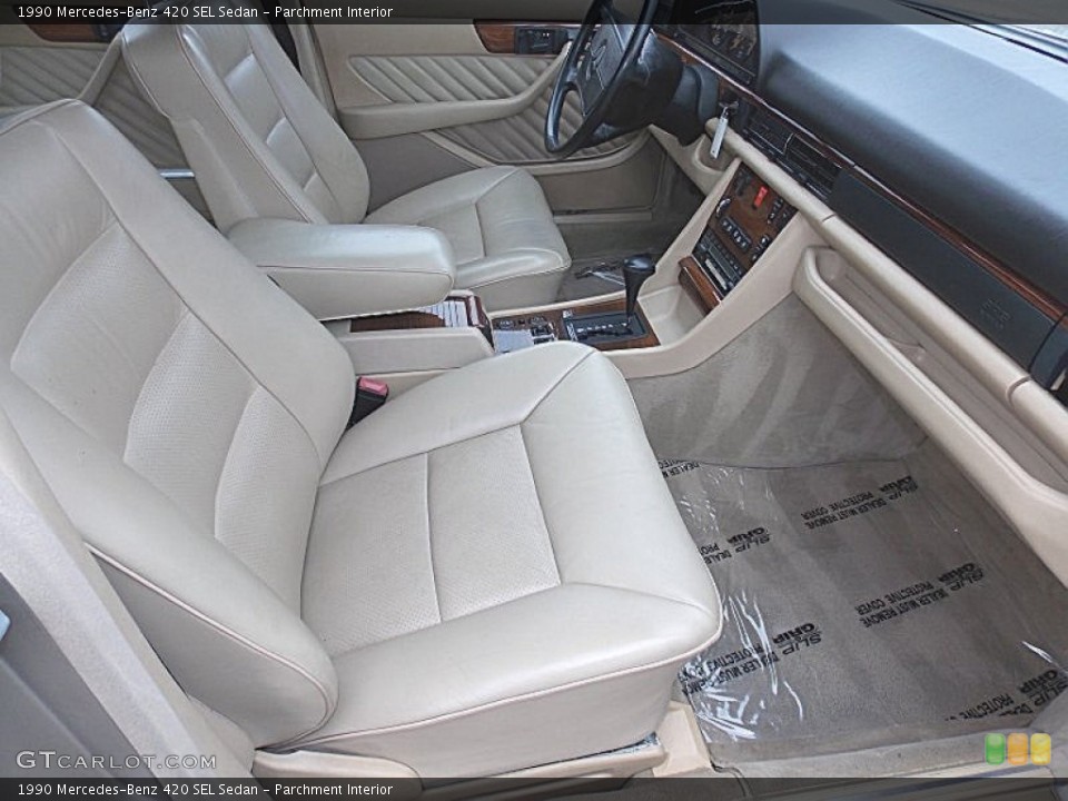 Parchment 1990 Mercedes-Benz 420 SEL Interiors