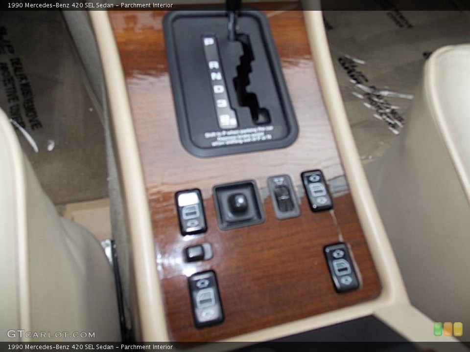 Parchment Interior Transmission for the 1990 Mercedes-Benz 420 SEL Sedan #91470544