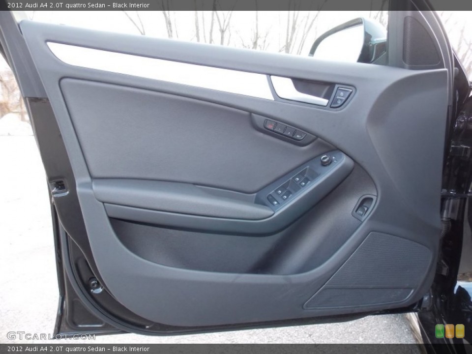 Black Interior Door Panel for the 2012 Audi A4 2.0T quattro Sedan #91471375