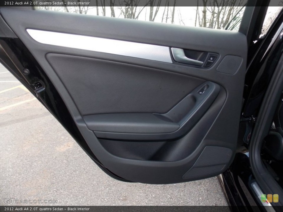 Black Interior Door Panel for the 2012 Audi A4 2.0T quattro Sedan #91471522