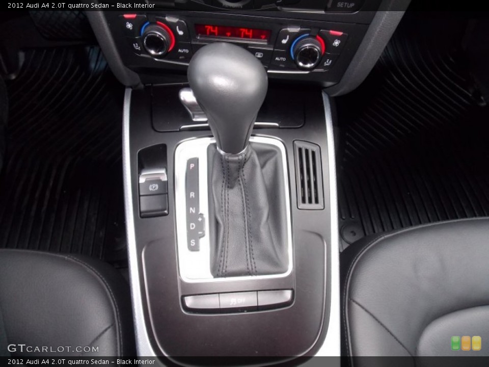 Black Interior Transmission for the 2012 Audi A4 2.0T quattro Sedan #91471927