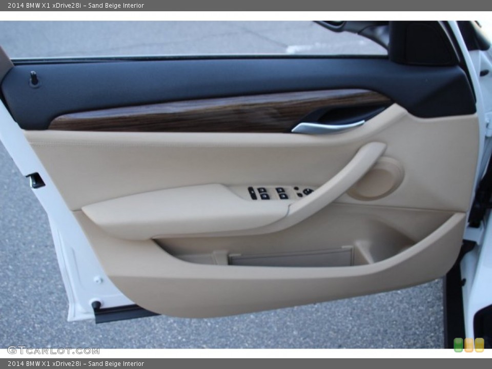Sand Beige Interior Door Panel for the 2014 BMW X1 xDrive28i #91474111