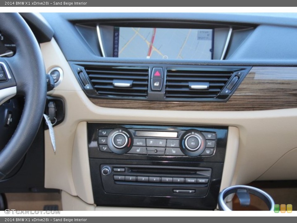 Sand Beige Interior Controls for the 2014 BMW X1 xDrive28i #91474207