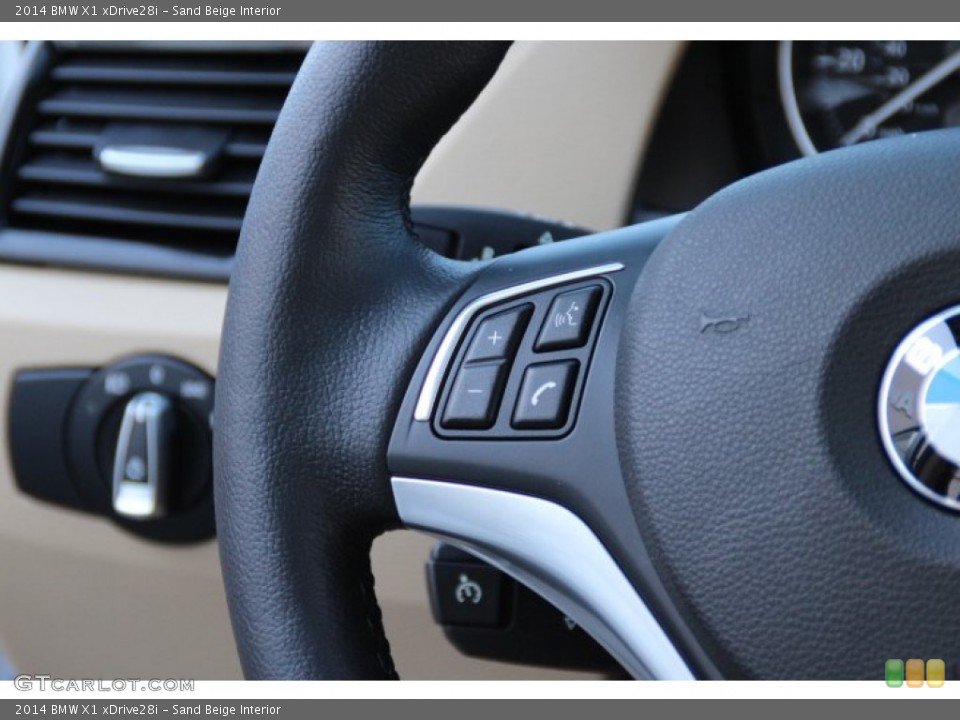 Sand Beige Interior Controls for the 2014 BMW X1 xDrive28i #91474264