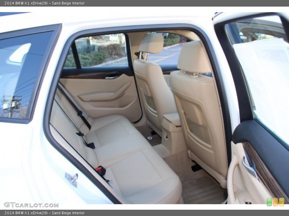 Sand Beige Interior Rear Seat for the 2014 BMW X1 xDrive28i #91474411