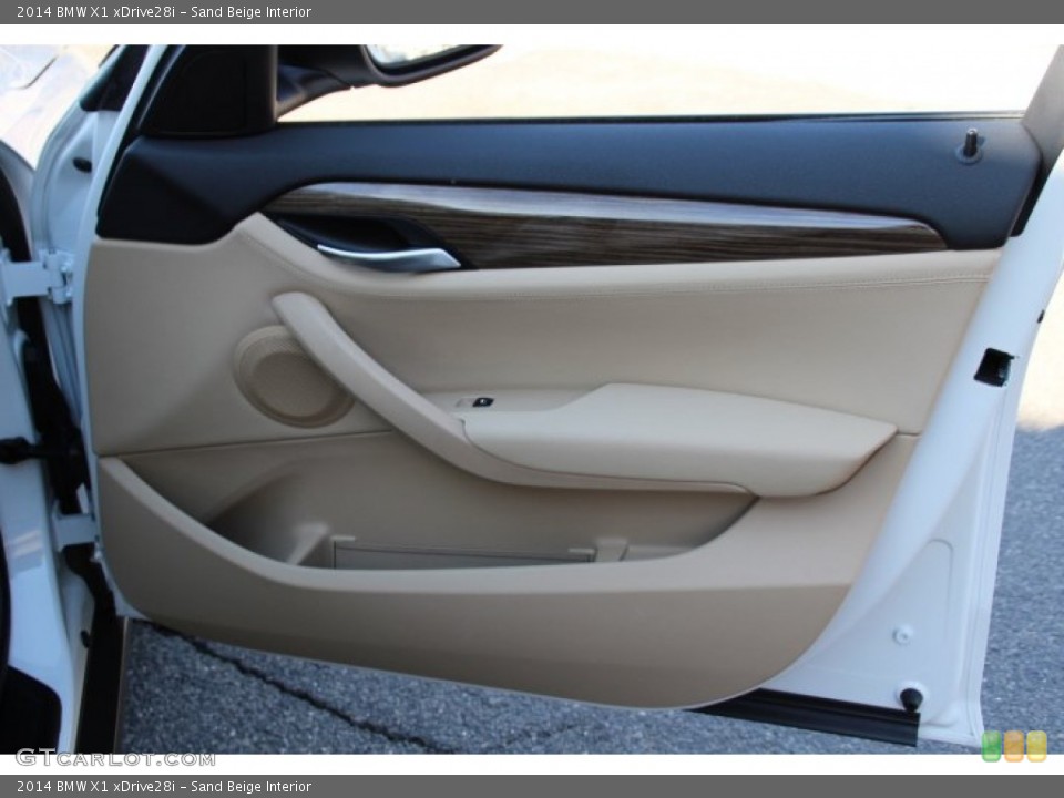 Sand Beige Interior Door Panel for the 2014 BMW X1 xDrive28i #91474432