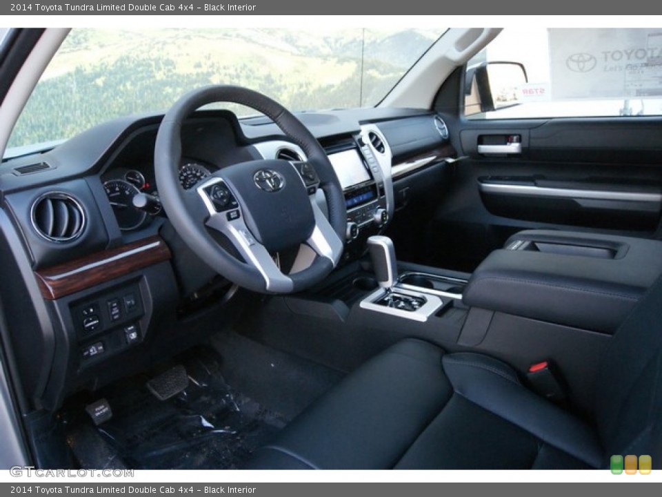 Black Interior Photo for the 2014 Toyota Tundra Limited Double Cab 4x4 #91474774