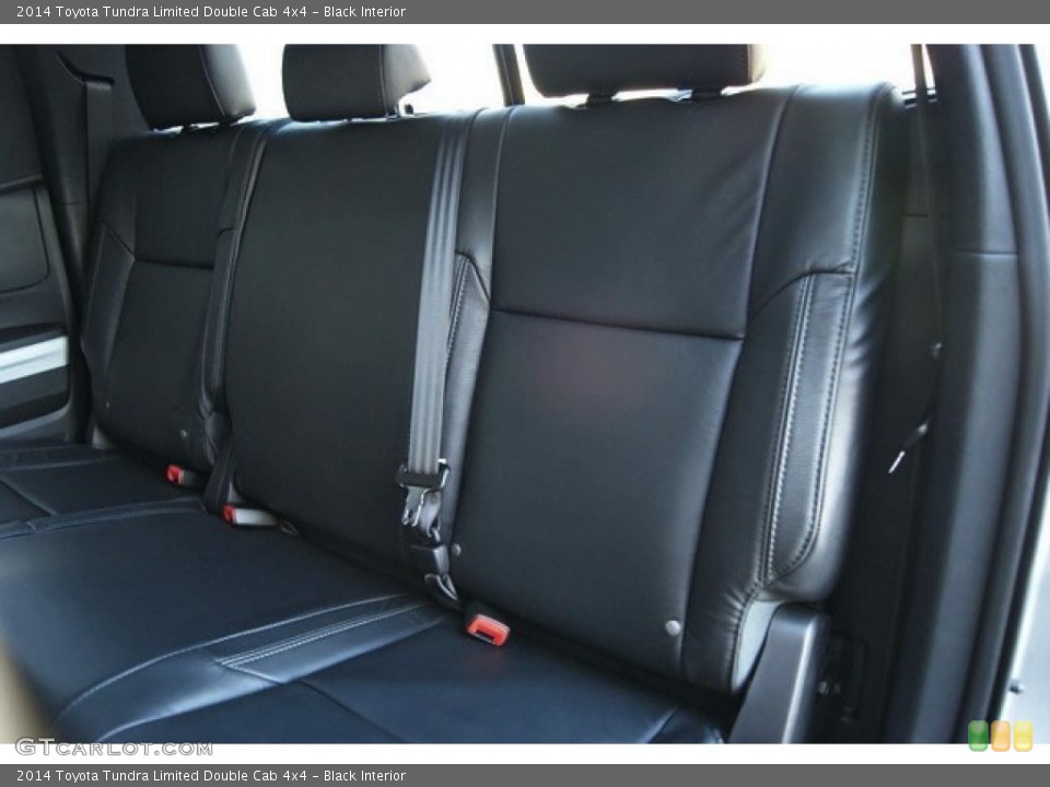 Black Interior Rear Seat for the 2014 Toyota Tundra Limited Double Cab 4x4 #91474816