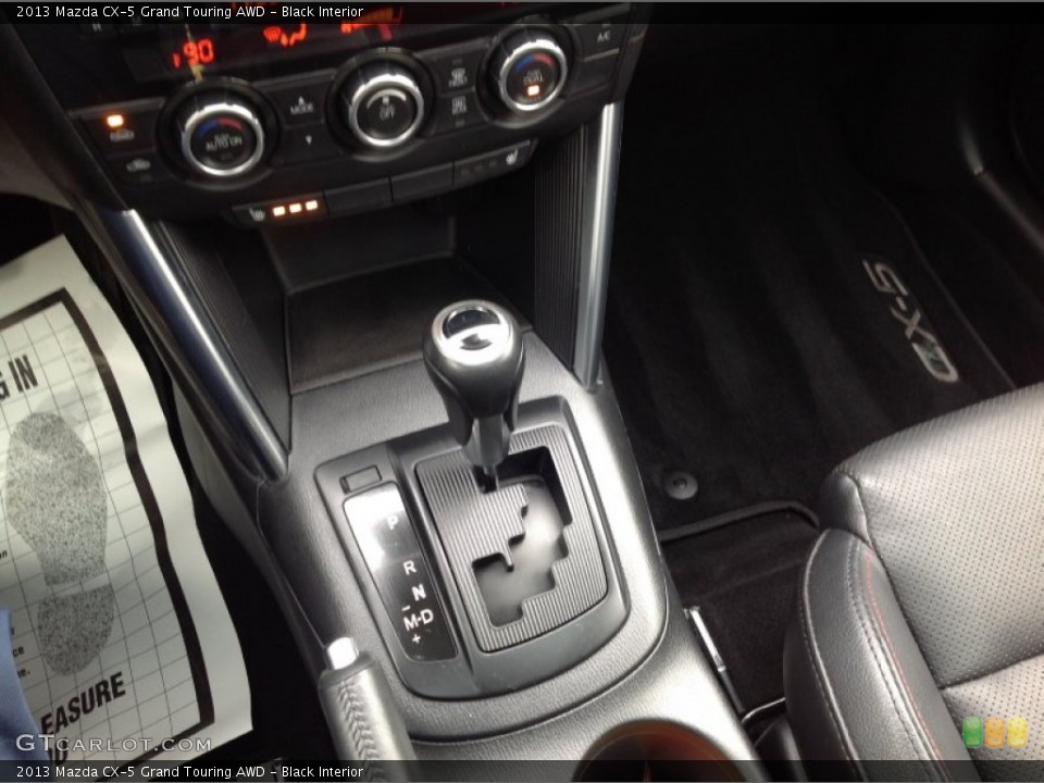 Black Interior Transmission for the 2013 Mazda CX-5 Grand Touring AWD #91483261