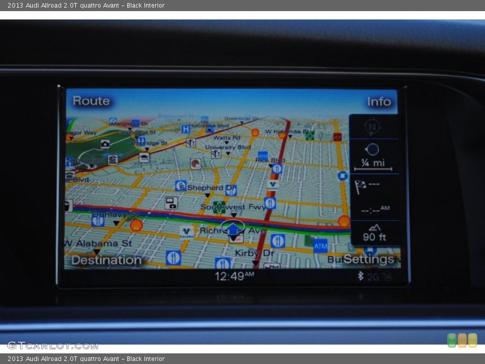 Black Interior Navigation for the 2013 Audi Allroad 2.0T quattro Avant #91484965