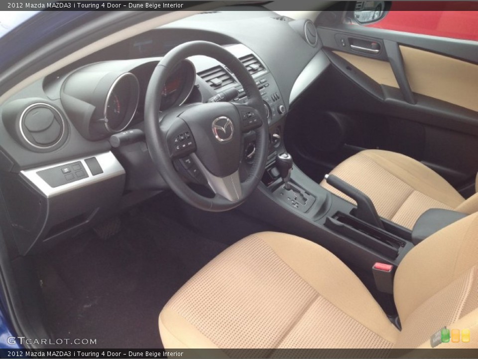 Dune Beige Interior Photo for the 2012 Mazda MAZDA3 i Touring 4 Door #91485016