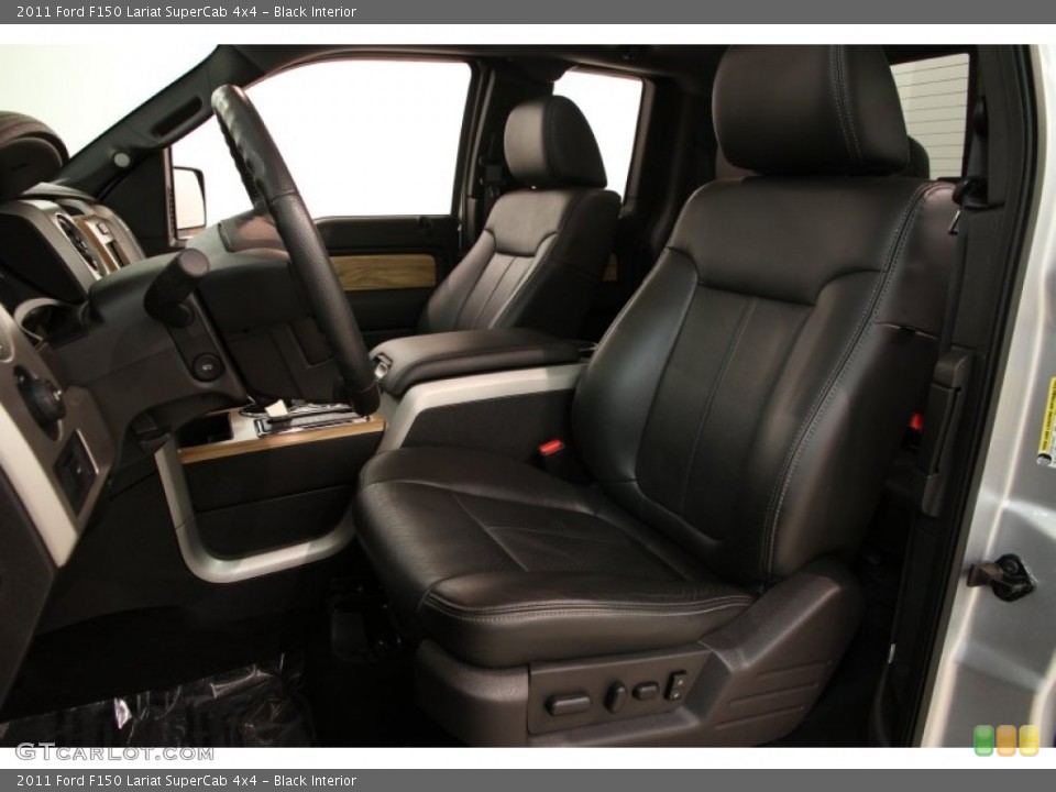 Black Interior Photo for the 2011 Ford F150 Lariat SuperCab 4x4 #91485124