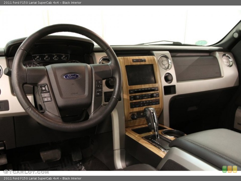 Black Interior Dashboard for the 2011 Ford F150 Lariat SuperCab 4x4 #91485142